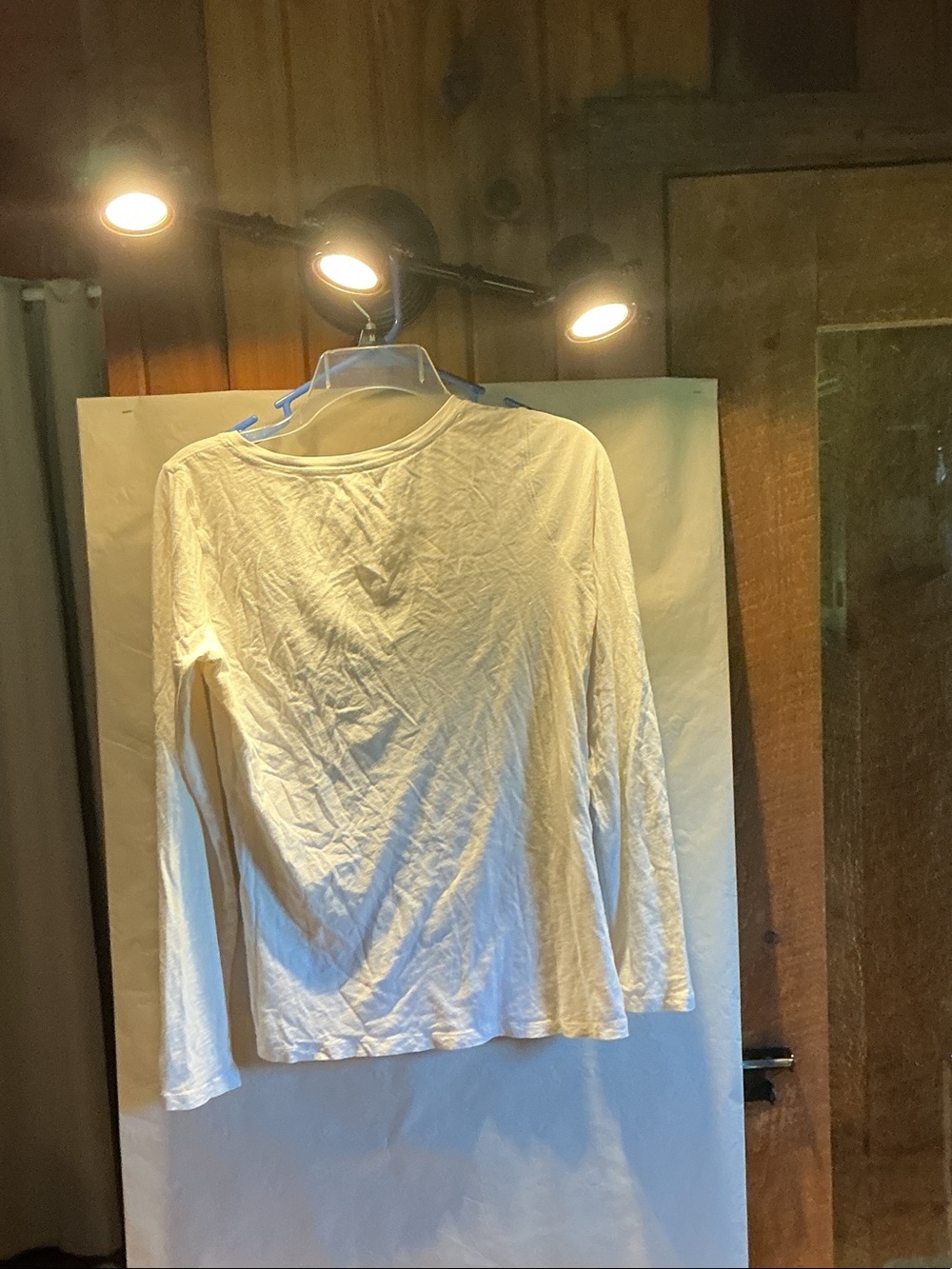 Lucky Brand White Long-Sleeve Tee with Pink Floral Print - Picture 3 of 3